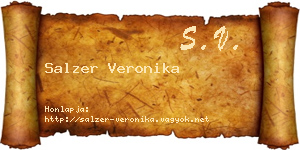 Salzer Veronika névjegykártya